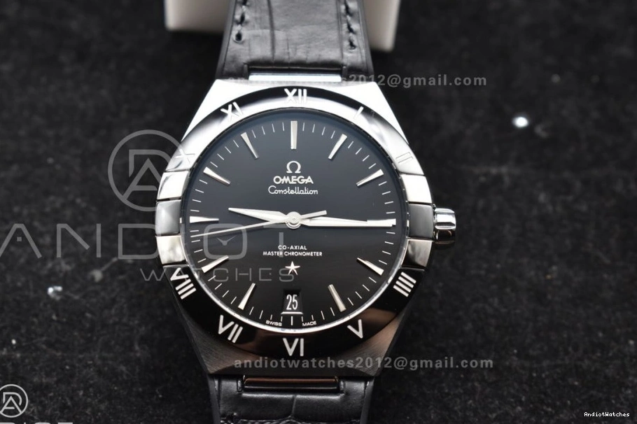 Constellation Black Strap Gummy on 1:1 A8900 Black VSF Edition Ceramic Black Dial HighPerformance SS Best Super 545 Clone 0412